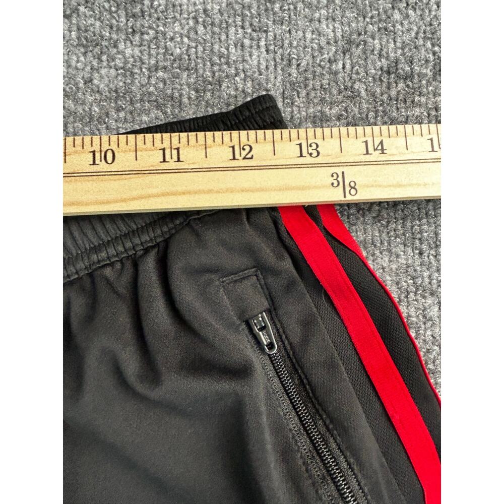 Adidas D2M Primeblue Shorts Mens Medium Black Red AEROREADY Zip Pockets - Picture 8 of 9